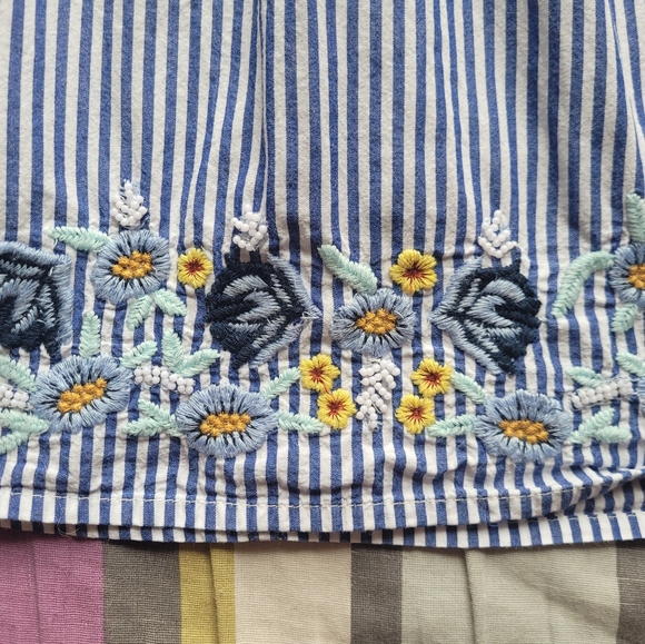 Naf Naf Embroidered and Beaded Mini Skirt, VGUC, Size 2 - Picture 6 of 10